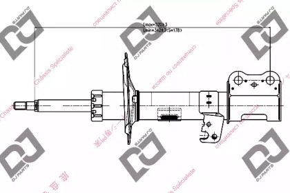 Амортизатор DJ PARTS DS1023GS